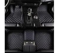 Per Jeep Per Compass 2022 2023 2024 2025 2026 Tappetini In Pelle Auto Per Tutte Le Stagioni Set Completo Impermeabile Per Tappetini Pianale(Tutto nero)