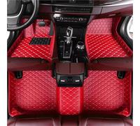 Per Jeep Per Compass 2022 2023 2024 2025 2026 Tappetini In Pelle Auto Per Tutte Le Stagioni Set Completo Impermeabile Per Tappetini Pianale(Rosso)