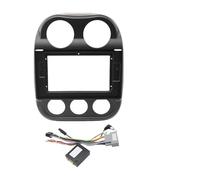 Per Jeep Per Compass Per Patriot 2010-2016 Mascherina Autoradio Da 10,1 Pollici Cornice Per Cruscotto Lettore MP5 Android 2 DIN POMPOMPUR(Frame set)