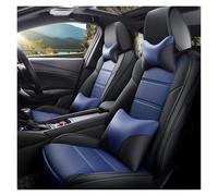 Per Jeep Per Compass Per Wrangler Personalizzato Seggiolino Auto In Pelle Coperture Per Patriot Per Cherokee Per Grand Per Il Comandante Per Renegade Protezioni Sedili Auto(Nero Blu,A)