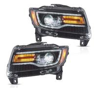 Per Jeep Per Grand Per Cherokee 2011 2012 2013 Luci Anteriori A LED Per Auto Modificate DRL Gruppo Fari A LED Montaggio Fari Auto