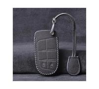 Per Jeep Per Grand Per Cherokee Per Chrysler 300C Per Renegade Per Fiat Per Freemont 2018 Custodia In Pelle Per Chiave Auto Portachiavi Protettivo(YY-FMP-063-2-BLACK)