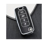 Per Jeep Per Renegade Per Compass 2016 2019 2020 2021 4 Pulsanti Accessori Per Chiavi A Scatto Protettive Custodia Per Chiave Pieghevole(Silver Black)