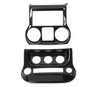 Per Jeep Per Wrangler Jk 2011-2017 Car Styling Aria Condizionata Pannello CD Pulsante Copertura Decorativa Auto Rifiniture Interne(CD and AC Panel)