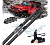 ,Per JEEP, per Wrangler JL 2018 2019 2020 Spazzole tergicristallo per Auto Parabrezza Parabrezza Accessori per Auto (Colore : B),A