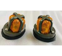 Per Jeep Willy Ford MB Gpw CJ2A CJ3B Parcheggio Luce Coppia Con Griglia