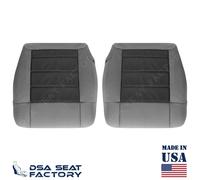 Per Jeep Wrangler 2007-2012 Fondo guidatore e passeggero (JK)-PANNO NERO E GR...