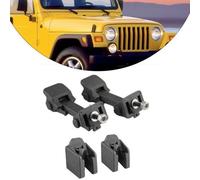 Per Jeep Wrangler TJ Coppia Di Ganci E Supporti Per Il Cofano Anteriore OEM 9706