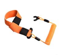 per Jet Ski Kill Switch Lanyard Nylon Coiled Cord Safety per(2 Orange) | Nylon wrapped coiled cord, excellent recoil memory, deformation resistant, long lasting durability, marine grade