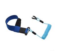 per Jet Ski Kill Switch Lanyard Nylon Coiled Cord Safety per(5 Blue) | Nylon wrapped coiled cord, excellent recoil memory, deformation resistant, long lasting durability, marine grade