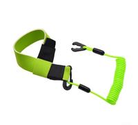 per Jet Ski Kill Switch Lanyard Nylon Coiled Cord Safety per(5 Green) | Nylon wrapped coiled cord, excellent recoil memory, deformation resistant, long lasting durability, marine grade