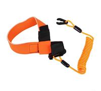 per Jet Ski Kill Switch Lanyard Nylon Coiled Cord Safety per(5 Orange) | Nylon wrapped coiled cord, excellent recoil memory, deformation resistant, long lasting durability, marine grade