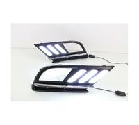 Per Jetta Per MK7 2016 2017 2018 12V 2 Pezzi Auto LED DRL Luci Di Marcia Diurna Indicatori Di Direzione Relè Impermeabile Indicatore Specchietto Retrovisore