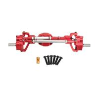 per JJ&RC 1/10 C8815 MB ASSE portale Posteriore Anteriore | Accessori di aggiornamento interamente in metallo anodizzato CNC in lega di alluminio(Red Front)