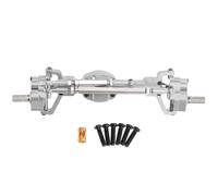 Per JJRC C8815 Per Willys MB 1/10 Asse Anteriore Posteriore Portale Lega Alluminio CNC Accessori Aggiornamento Completamente Metallo Modello Assemblare Rc Assali Portale Set