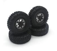 Per Jjrc C8815 Willis Per Arrampicata Auto Telecomandata Parti Di Aggiornamento Mozzo In Metallo Parti Di Pneumatici Accessori Di Aggiornamento Accessorio Per Auto RC(Black)