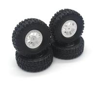 Per Jjrc C8815 Willis Per Arrampicata Auto Telecomandata Parti Di Aggiornamento Mozzo In Metallo Parti Di Pneumatici Accessori Di Aggiornamento Accessorio Per Auto RC(Silver)
