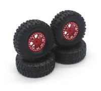 Per Jjrc C8815 Willis Per Arrampicata Auto Telecomandata Parti Di Aggiornamento Mozzo In Metallo Parti Di Pneumatici Accessori Di Aggiornamento Accessorio Per Auto RC(Red)