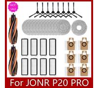 Per JONR P20 PRO / T5 Pro Robot Aspirapolvere Accessori Spazzola Laterale Principale Filtro Hepa Mop Panno Sacchetto per la Polvere di Ricambio