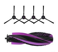 Per JONR Per P20 Pro Robot Aspirapolvere Spazzola Accessori Set 1 Spazzola Principale Più 4 Spazzole Laterali Nylon Plastica Design