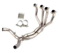 Per K&awasaki Z1000 Z1000SX 2010-2021 Motocicletta Sistemi Completi Collegamento Anteriore Esacpe Marmitta Tubo Di Scarico Moto Silenziatore Posteriore(Titanium Alloy C)