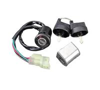 Per K&YMCO Per ATV Per KXR 250 50 90 Per ATV Per Euro 2 Per Maxxer 250 90 90S 35010-LBA7-E00 Interruttore Accensione Tappo Carburante Blocco Sella Chiave Blocco Accensione