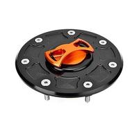 Per KA&WASAKI ZX6R ZX9R ZR7 ZZR1100 600 ZRX400 ZXR750 Protezione per tappo serbatoio carburante moto(arancia)