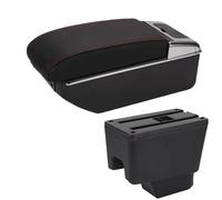 Per Kaptur Per Bracciolo Parti Di Retrofit Scatola Portaoggetti Dedicata Portacenere Accessori Per Auto Parti Interne Dettagli Auto Centrale Bracciolo(B1 Black red 7USB)