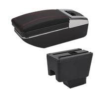 Per Kaptur Per Bracciolo Parti Di Retrofit Scatola Portaoggetti Dedicata Portacenere Accessori Per Auto Parti Interne Dettagli Auto Centrale Bracciolo(C1 Black red No USB)