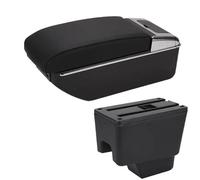 Per Kaptur Per Bracciolo Parti Di Retrofit Scatola Portaoggetti Dedicata Portacenere Accessori Per Auto Parti Interne Dettagli Auto Centrale Bracciolo(A2 Black black 7USB)