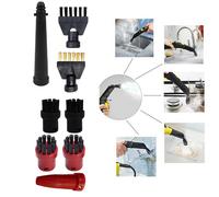 Per Karcher Set Accessori Pulitore a Vapore 8 Pezzi con Spazzole e Ugelli