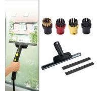 Per Karcher Set Accessori Pulitore a Vapore con Spatola e Spazzole per Modelli