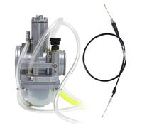 Per Kaw&asaki KX 250F 2004-2010 Per 450F 2006-2008 Per KLX 400 450 KLR 650 2T Carburatore Power Jet Regolabile Ad Alta Velocità Con Cavo riparazione carburatore(40mm)