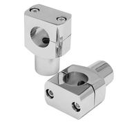 Per Kawa&Saki Per Moto Corsa Personalizzate 25MM Nuovo Morsetto Rialzo Manubrio Moto Manubrio Riser(Chrome)