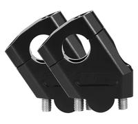 Per Kawa&Saki Riser Manubrio Moto 22 Mm 28 Mm Morsetto Montaggio Manubrio Rialzato Moto Manubrio Riser(22mm Black)