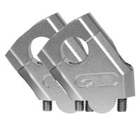 Per Kawa&Saki Riser Per Manubrio Moto 22 Mm 28 Mm Morsetto Di Montaggio Per Rialzo Manubrio Moto Manubrio Riser(22mm Silver)