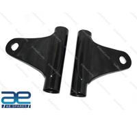 Per Kawasaki Kh 250 Faro Supporto Forcella Coperture Coppia Acciaio Nero Gec