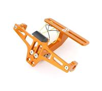 Per Kawasaki Ninja 300 2012-2017 Ninja 500R 1987-2009 Ninja 650 ER-6N/F 2012-2018 Staffa Porta Targa Posteriore Moto Kit Eliminazione Parafango Ordinato(Orange)