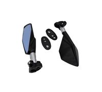 Per Kawasaki Per Ninja 650r Per ER6F Per ER6N Universale Moto Manubrio Specchietto Retrovisore Laterale Vetro Blu Specchietti Moto(Silver)