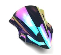 Per Kawasaki Per NINJA400 Per Ninja 400 EX400 2018 2019 Anni Deflettore Parabrezza Sette Colori Del Nuovo Parabrezza Sono Adatti Parabrezza Moto Spoiler(Lridium)
