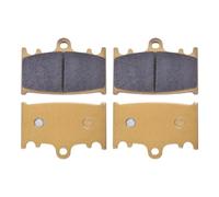 Per KAWASAKI VN 1700 VN1700 Vulcan Voyager 2009 2010 2011 2012 2013 VN 2000 VN2000 2004-2009 Moto Anteriore E Posteriore Pastiglie Freno Semi-metalliche(Davanti)