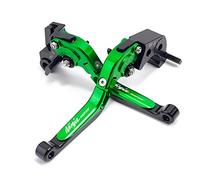 per Kawasaki Z125 Ninja 125 2019 Accessori CNC Moto Regolabile Allungabile Leva con Logo Freno Frizione Leve (C)