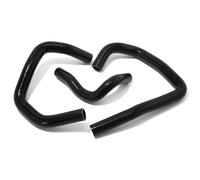 Per Kawasaki ZX-6R 05-2006 Kit di tubi flessibili in silicone nero per radiatore