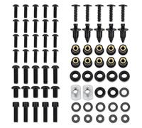 Per Kawasaki ZX6R ZX6RR 2009-2012 Kit Completo Di Viti Carenatura Completa Clip Dadi Rapidi Viti Cupolino