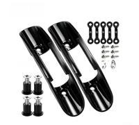 per Kayak Paddle Holder Clips Deck Mounted Duty Staffe per Barca Remo Holder Mount Spring Clips Snap Button Design 3.9 Inch Nero 25pc