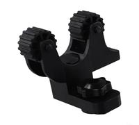 per kayak Paddle Holder Track Mount Fishing Accessory Black | Keeps paddle close, frees hands for fishing rods, out of way but accessible, black finish