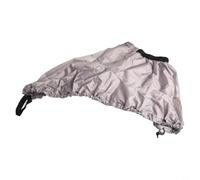 per kayak Spray Deck S Waterproof 290T Polyester Quick Release(Gray L) | 290T polyester taffeta, quick release strap, keeps water out, fits cockpit S-M-L-XL, gray red blue