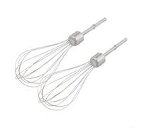 Per Kenwood Beach - Accessori per miscelatore manuale, confezione da 2, in acciaio inox, per mescolare e montare (12 vergelle*)