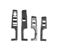 Per Kia EV3 2024 2025 Con Guida A Sinistra Copri Pulsanti Alzacristalli Pannello Adesivo Per Bracciolo Portiera Auto Modanatura Interna DYDGUTUFB(Carbon Fiber look)