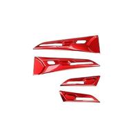 Per Kia EV5 2024 2025 ABS 4 Pezzi Maniglia Interna Per Auto Copertura Del Telaio Modanature Interne Decorazione LHD OUSDUO(Red)